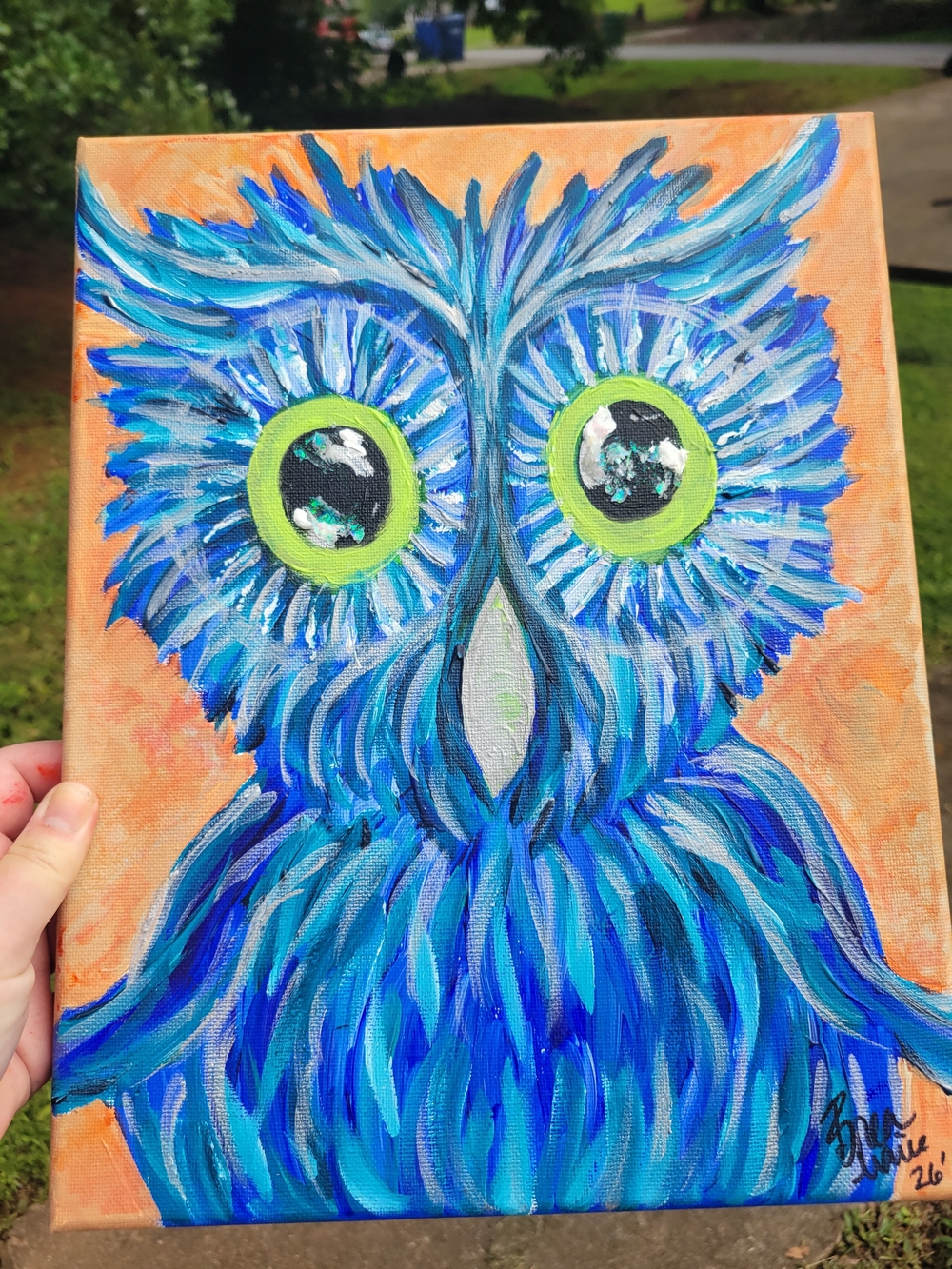 "Sammy" Original Artwork Created By Brea Marie 11in X 14in - Picture 4 of 6